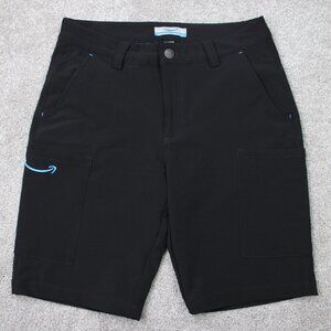 Amazon Shorts Mens Small Black Cargo Pocket Stretch Sunrise Identity Driver
